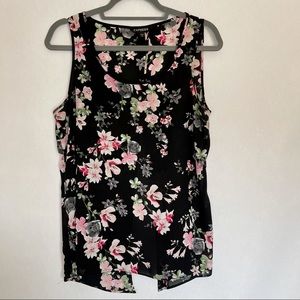 Express Black Floral Women's Top